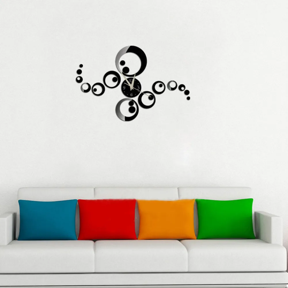 2018 Горячие Зеркальные Стикеры 3d акриловые настенные наклейки домашний Декор