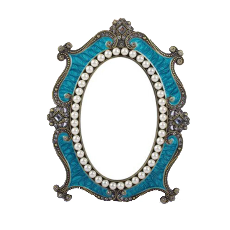 Горячая Распродажа Европейское винтажное зеркало принцессы для макияжа