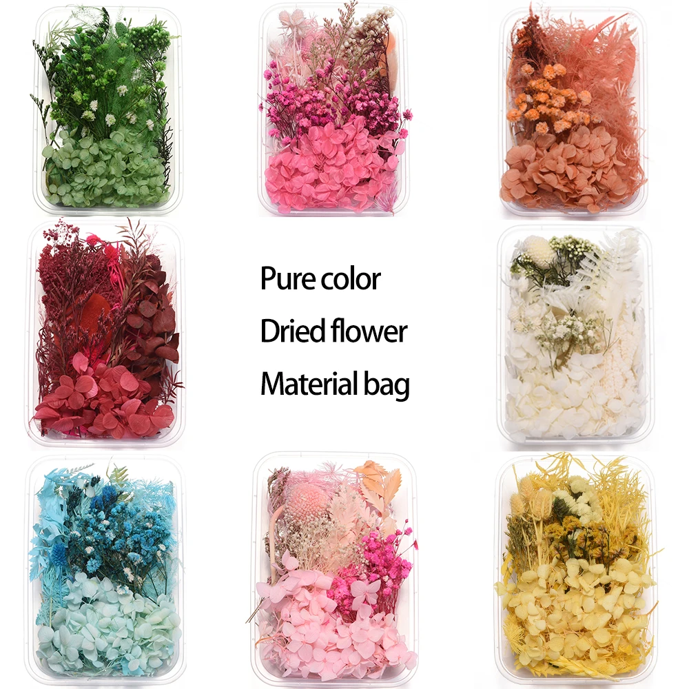 

1 Bag Dried Flowers Colorful Dried Flower Plant for Candle Epoxy Resin Pendant Necklace Jewelry Making Craft DIY Accessories