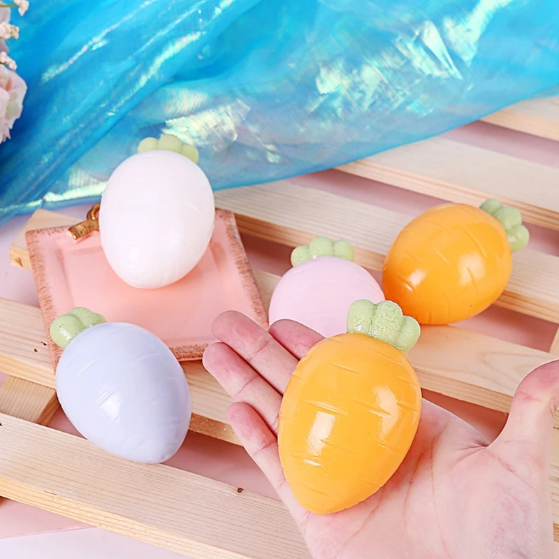 3inch Fidget Vent Ball Toy Hand Squeeze Grape Miniature Novelty Toddler Gift Stress Relief Realistic Carrot | Игрушки и хобби