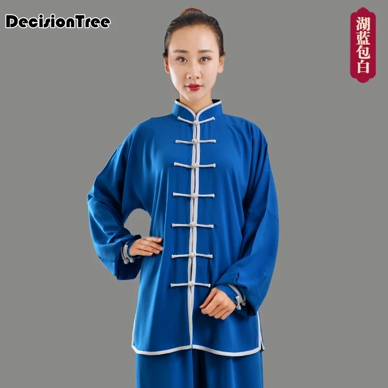 2021 набор боевых искусств мужская и женская одежда с длинным рукавом воротником