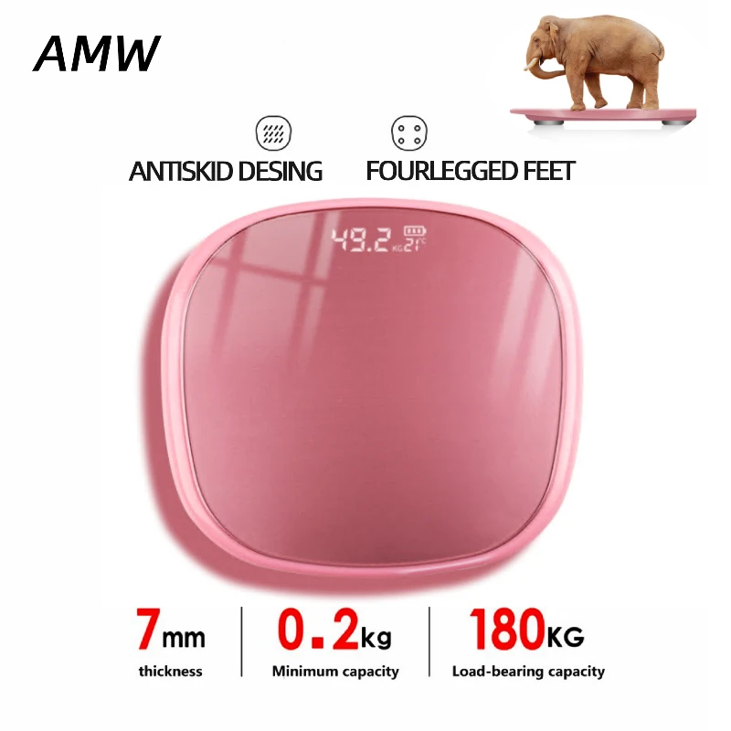 Умный электронный цифровой Вес-все включено светодиодный бытовой человеческого