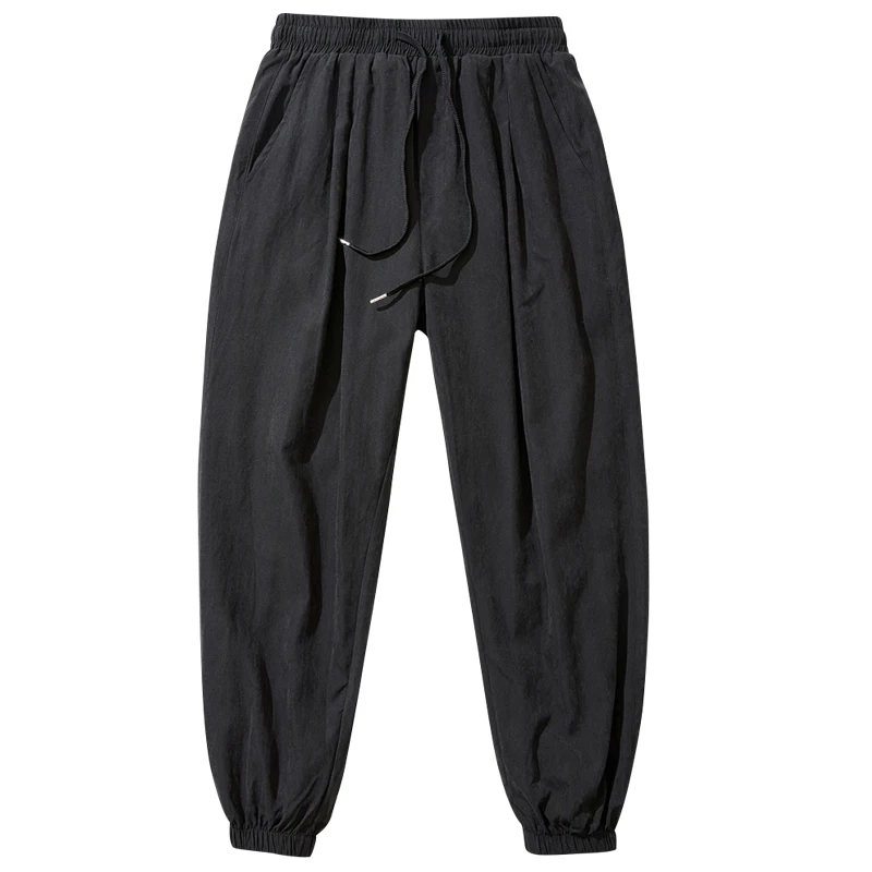 

Harem Pants For Man Multi-Color Long Trousers Cotton Casual Male Jogger Chinese Classic Style Teenspants Hip Hop Pocket Hot Sale