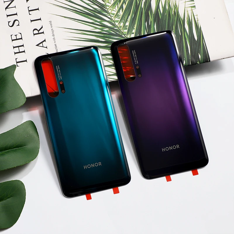 Оригинальный корпус для Huawei Honor 20 Pro задняя крышка батарейный отсек запасные