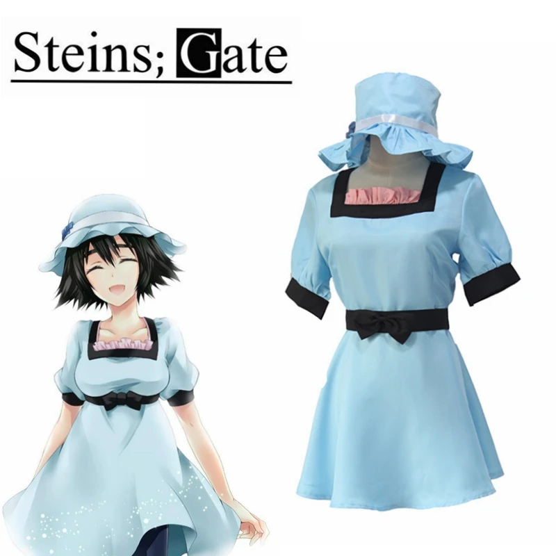

Games Steins Gate Cosplay Costumes Shiina Mayuri Lolita Maid Princess Dress Full Set Women Girls Party Carnival Uniform Clothes