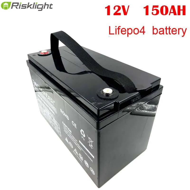 Глубокий цикл питания Lifepo4 12V 150ah литий-ионный аккумулятор для RV/солнечной системы/яхты/гольф тележки хранения/автомобиля