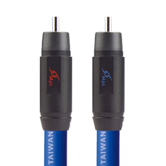 Коаксиальный кабель HiFi MPS M 75R 99.9997% OCC 75 Ом аудиокабель RCA BNC 24K с родиевым покрытием