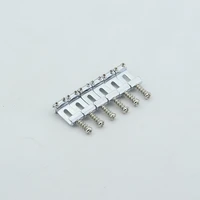 1 set 6 pieces alloy steel vintage electric guitar tremolo bridge saddle 10 5mm11 2mm made in taiwan