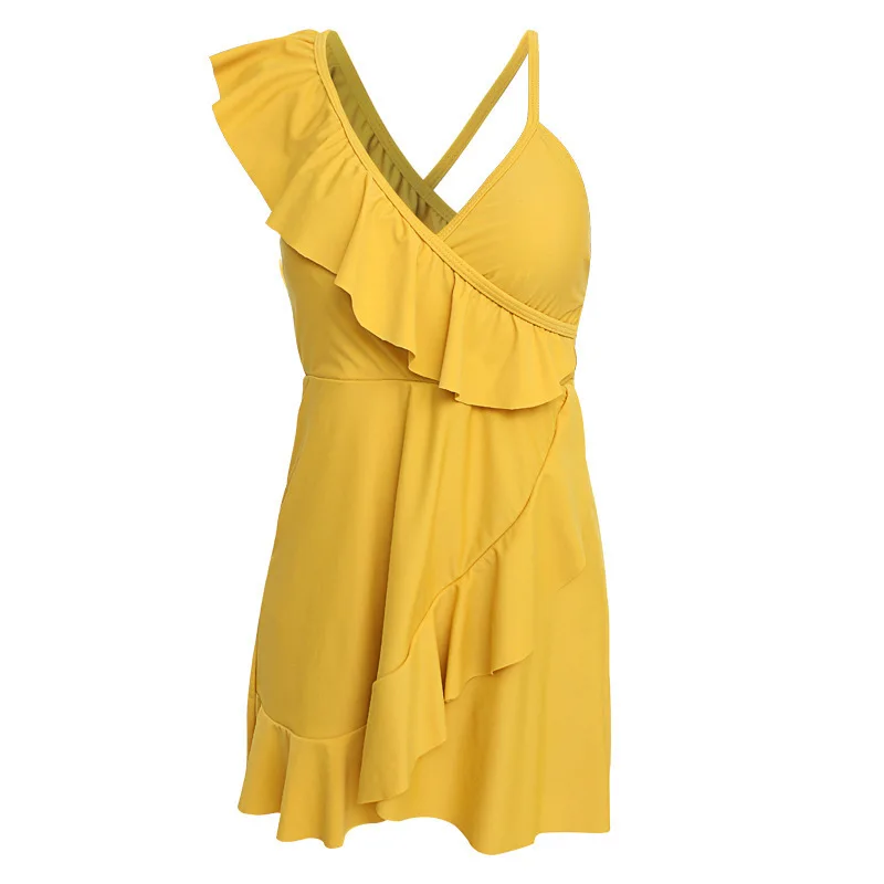 Купальный костюм женский купальник бикини Цельный трикини 2019 для моря модный