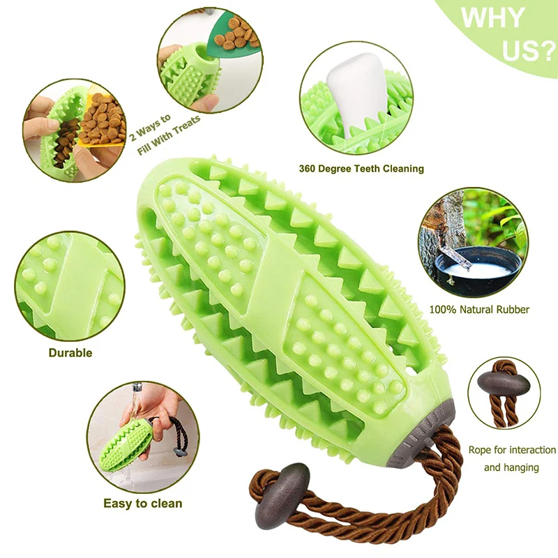 Зубная щетка для собак жевательная игрушка чистящие зубы многофункциональная
