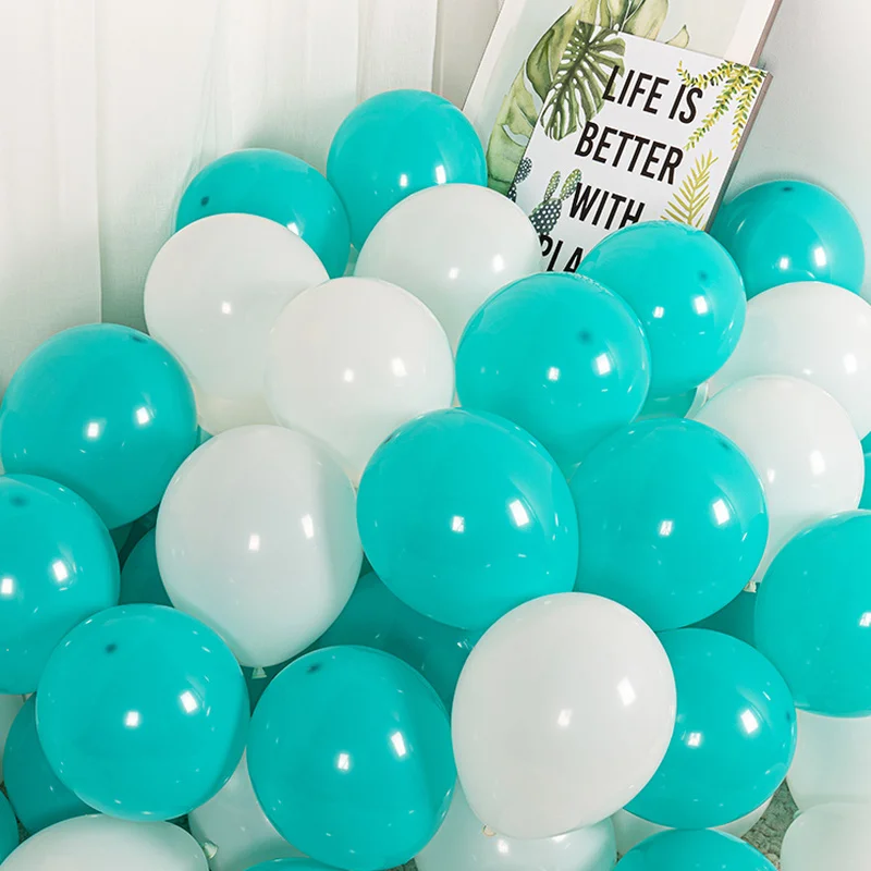 100 шт 10 дюймов воздушные шары разноцветные латексные жемчужные гелиевые для