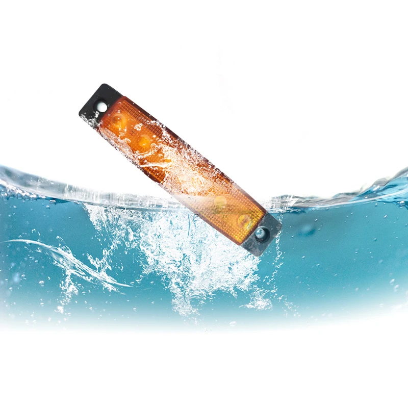 Боковые габаритные огни для грузовика прицепа светильник льный сигнал