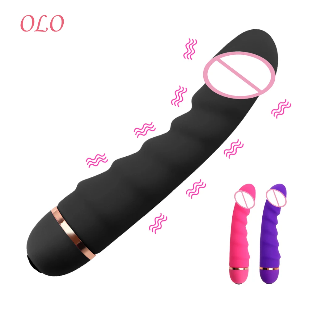 OLO 20 фаллоимитатор с переключением скоростей Вибратор для взрослых AV Stick G Spot