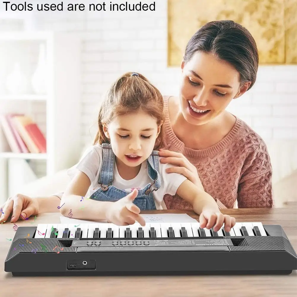 

37-key Color Children's Electronic Keyboard Piano With Microphone Children's Gifts Children's Music Enlightenment