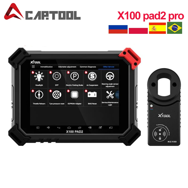 2022 XTOOL X100 PAD2 PRO OB2 автомобильный диагностический инструмент ключ