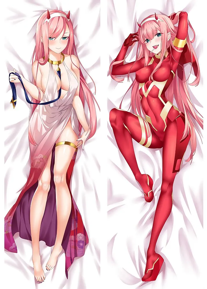 Аниме Darlin in the Franxx Zero Two 02 сексуальная девушка наволочка обнимающая Подушка Чехол