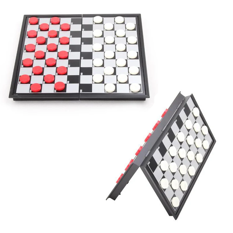 

Best Selling Foreign Checkers 100 Grid Folding Magnetic Checkers 20 * 5 100