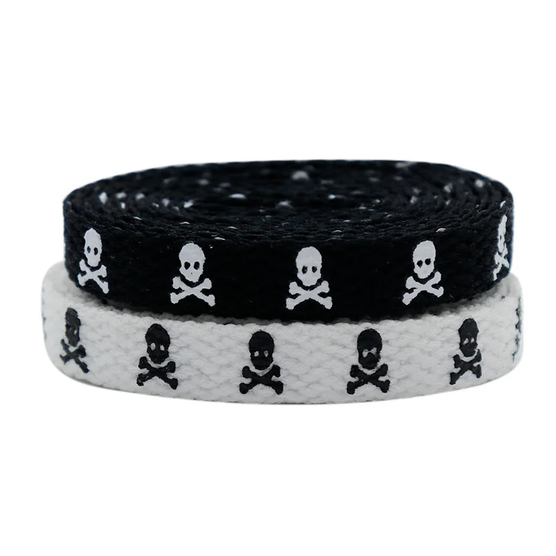 

Weiou Lace 8MM Silk Screen Printed String Casual Casual Shoe Lacet Trendy Skeleton Cartoon High Rank Canvas Printing Cordones