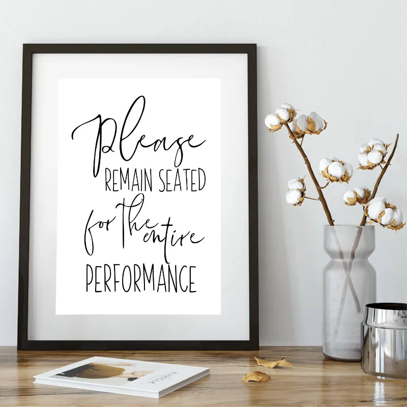 Забавные Ванная комната знак холст картина плакат Wall Art принты сделает вашу жизнь