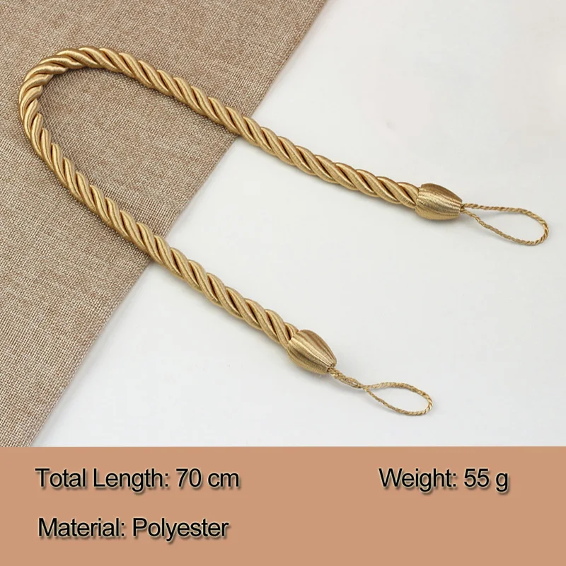 2 шт. держатель для штор ручной работы с плетением зажим украшение дома