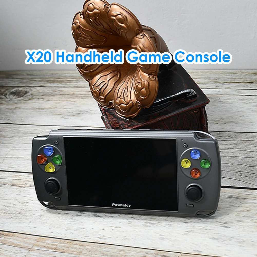 

POWKIDDY X20 Adults Handheld Mini Gaming Player Retro Game Console Built-in 3599 Video Games Handheld Game Player