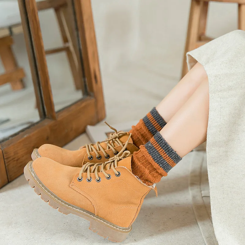 Женские носки для девочек высокое качество Женская мода 2018 женские зимние теплые