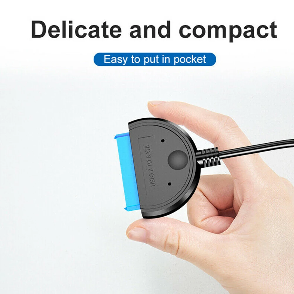 

High Quality USB 3.1 Type C To SATA III HDD SSD 2.5 "Hard Drive Adapter Cable Black 5 GBPS Ultra-high-speed