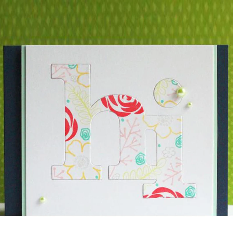 Штампы Hi Word для изготовления открыток штампы скрапбукинга металлические