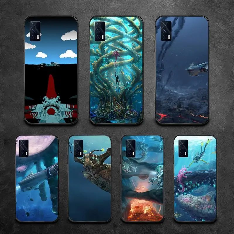 

Subnautica Phone Case for Samsung LITE A750 A8 PLUS A40 A50 A50S A30S A70 A10S A20S A51 A52 A72 cover