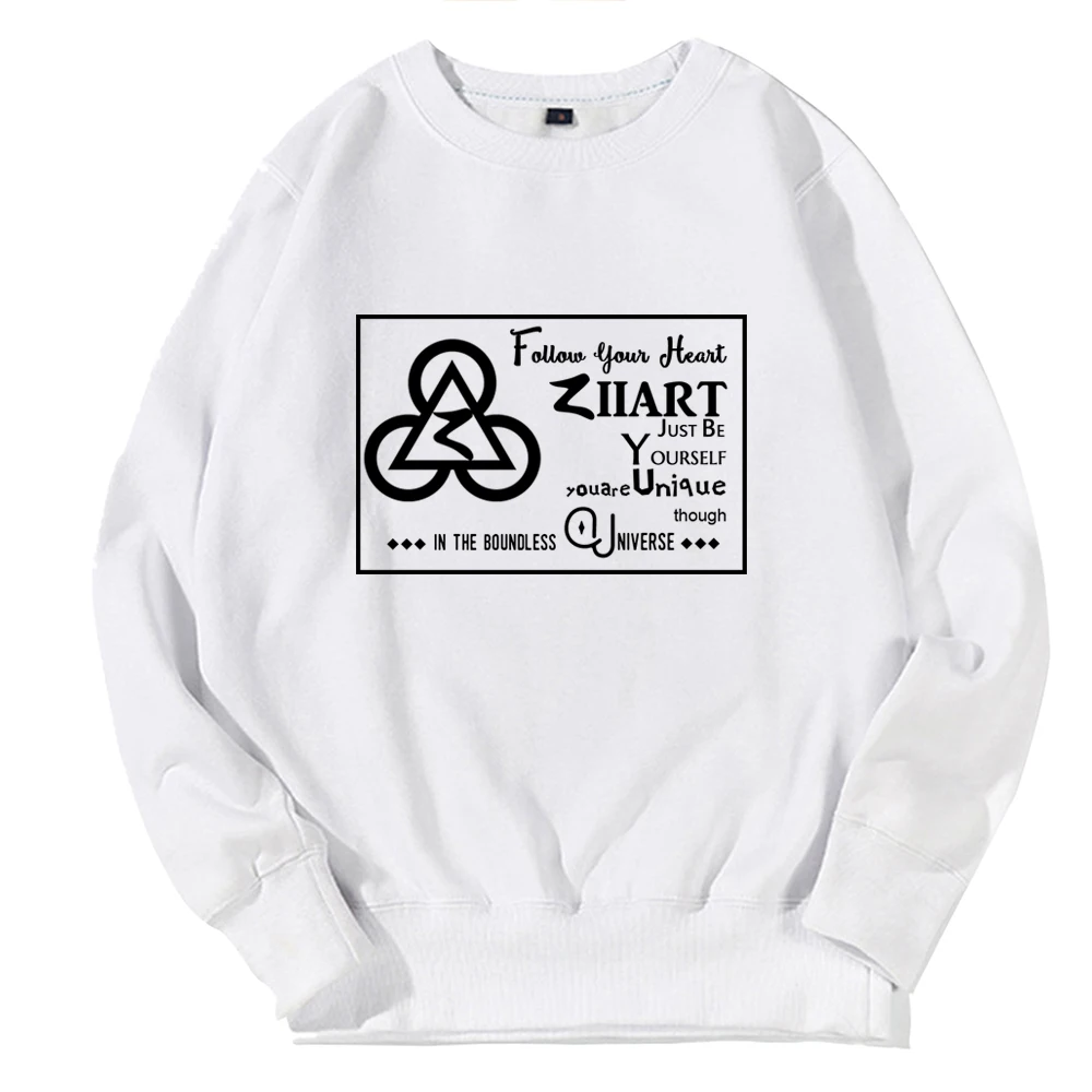 Свитшот ZIIART Мужской флисовый пирамида цветок сливы клевер геометрия следуйте за