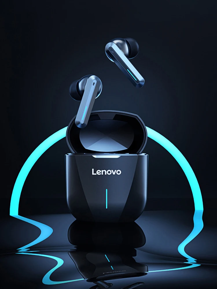 Игровые наушники Lenovo XG01 TWS с микрофоном Hi Fi влагозащита ipx5 50 мс низкой