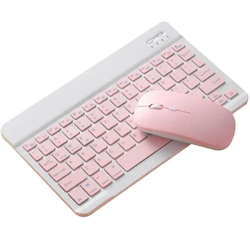 

Wireless Bluetooth Keyboard+Mouse Combination Ultra-thin Silent Office Keyboard For Android Windows IOS Mac iPad Tablet Keyboard