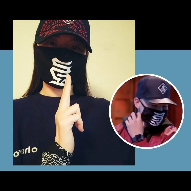 Маска для косплея из игры K/DA Group Akali Rogue маска убийца светящиеся ночники в темноте