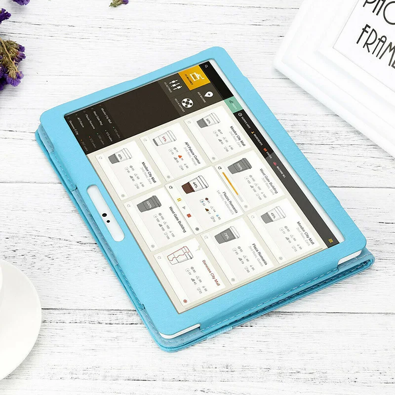 Universal 10/10.1 Inch Leather Stand Cover Case for Android Tablet PC Protective TU-shop | Компьютеры и офис