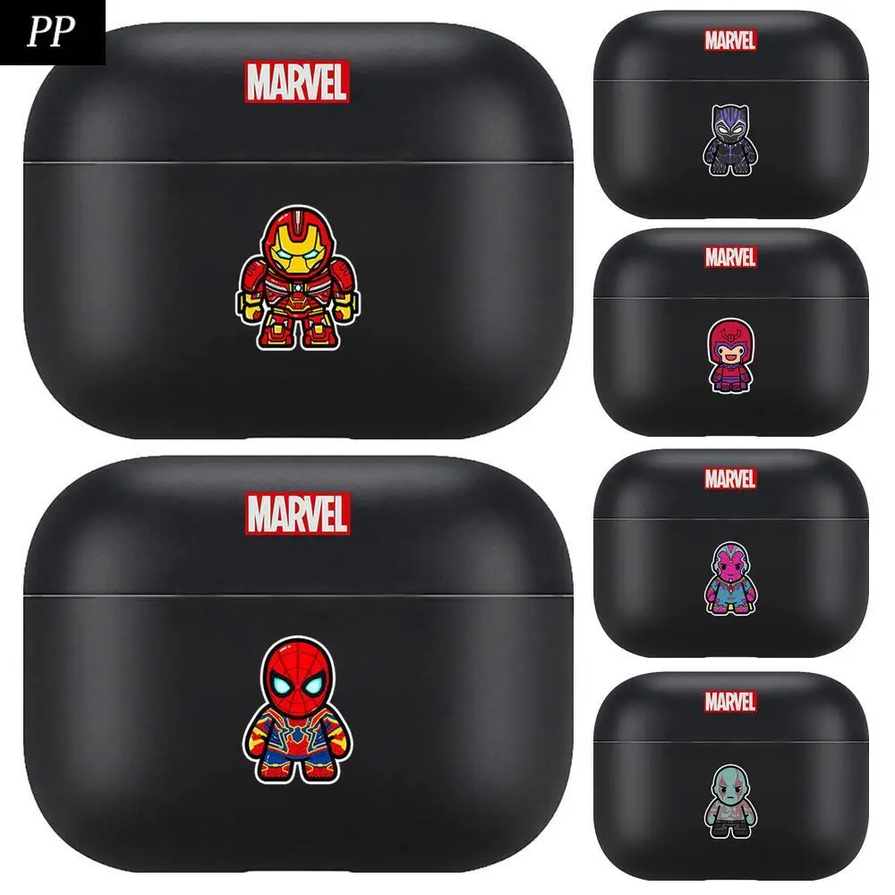 

Marvel comic For Airpods pro 3 case Protective Bluetooth Wireless Earphone Cover for Air Pods airpod case air pod Cases black 1