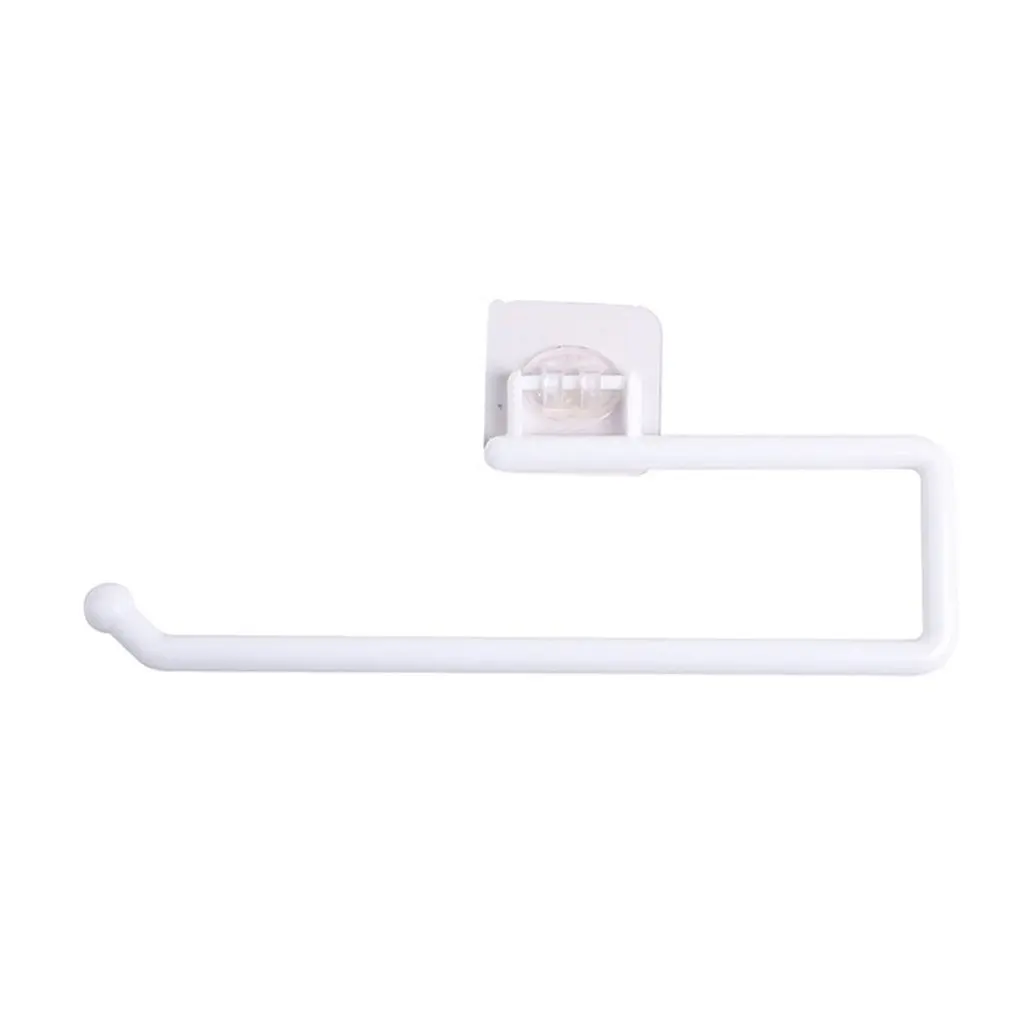

Multi Function Kitchen Roll Paper Stand Without Punching With 180 Â° Buckle Anti Falling Barb Design Stand