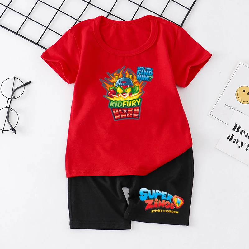 Новинка детская одежда SUPER FELIPE Super Zings для мальчиков комплекты детской одежды