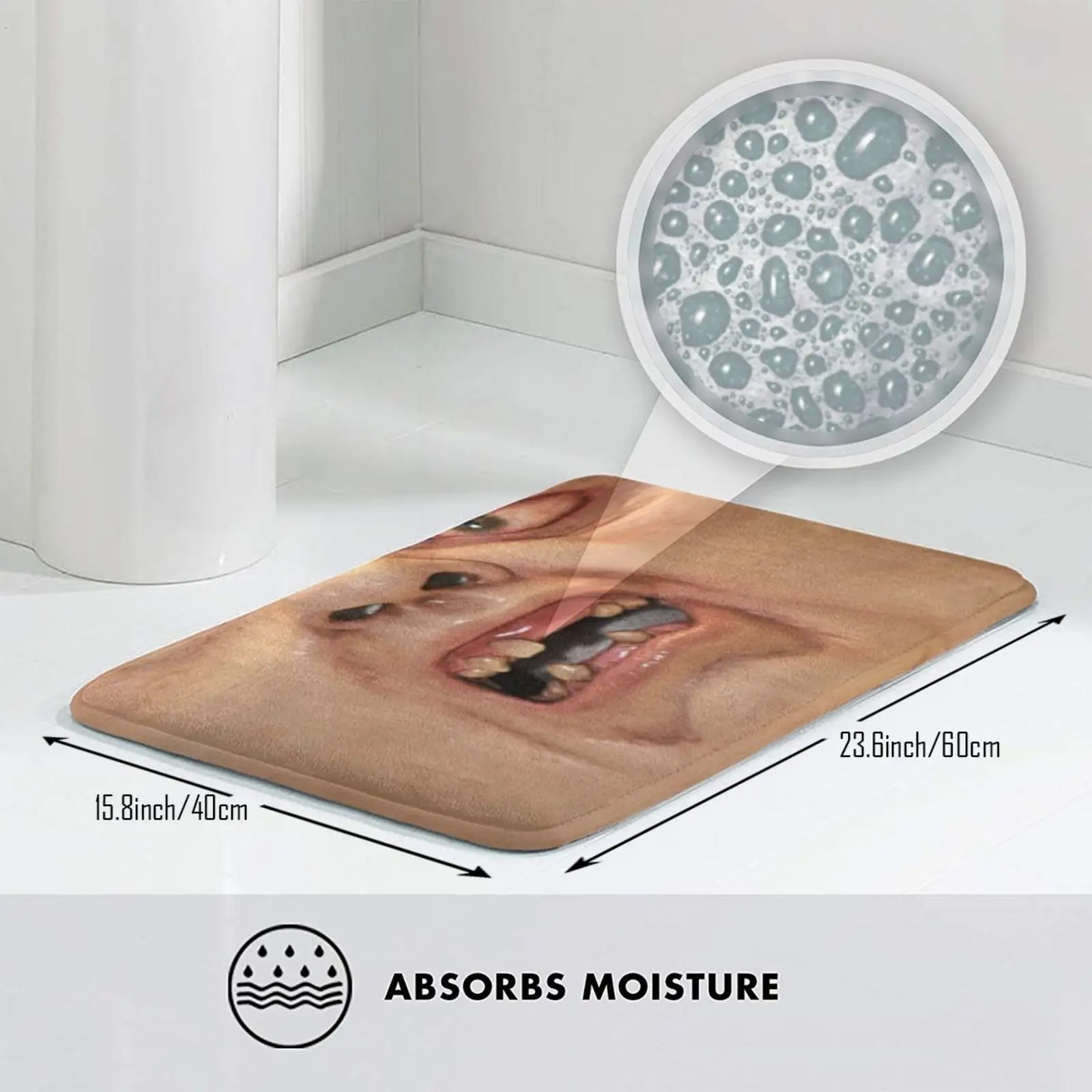 Ленивец уродливые маска коврик ковер анти-скольжение Спальня входная дверь