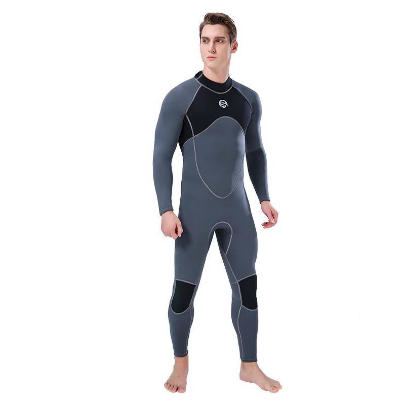

3MM Men Neoprene Scuba Snorkeling Wetsuit Underwater Hunting Surfing Swimsuit Keep Warm Under Water Spearfishing Diving Suit