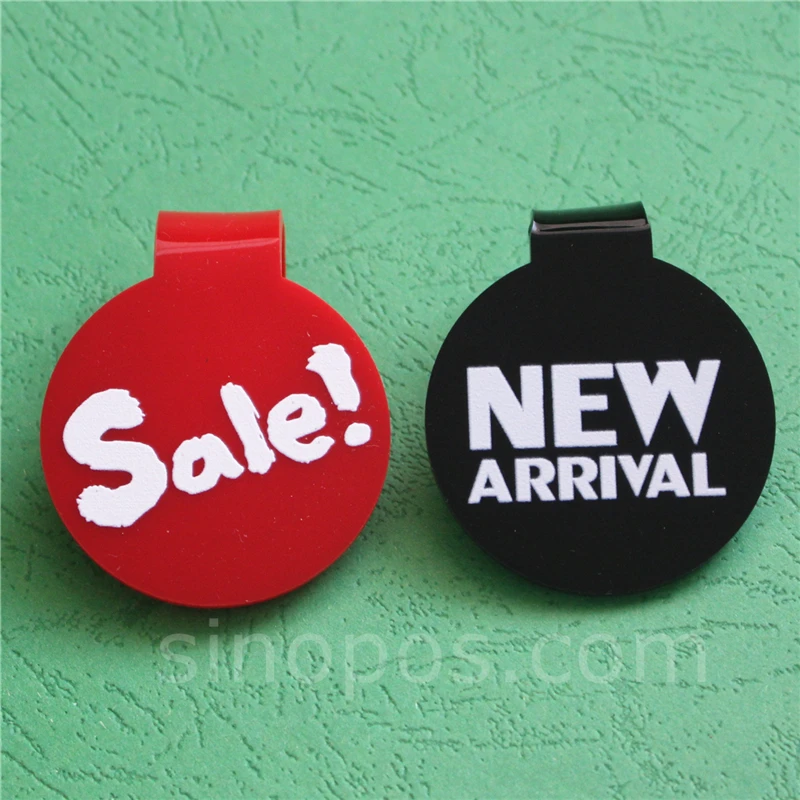 Акриловый зажим Новое поступление знак сумка ботинки рекламная этикетка ценник