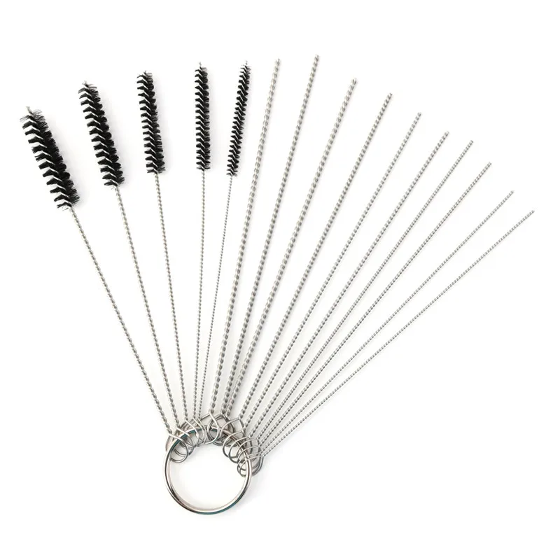 

Carburetor Carbon Dirt Jet Cleaner Tool Kit 10 Cleaning Needles With 5 Brushes Motorcycle Carburetor Replacement Accessories