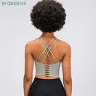 Женский спортивный бюстгальтер для фитнеса, йоги и фитнеса, 2,0