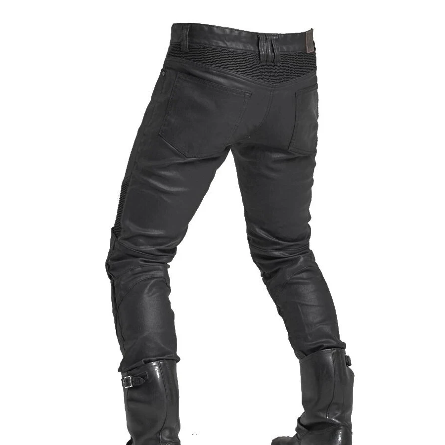 Усовершенствованные водонепроницаемые джинсы с покрытием для мотоциклистов