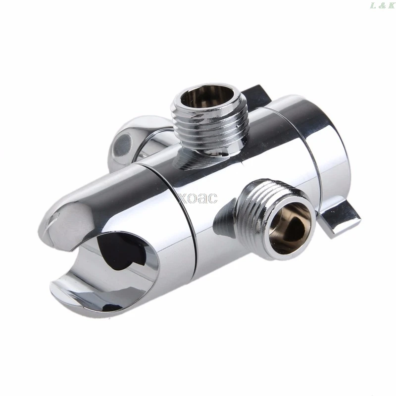 Трехполосная насадка для душа с дивертером комбинированная креплением на клапан