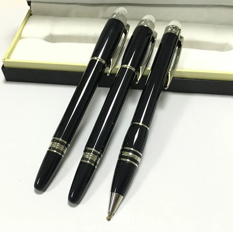 

MB Diamond Ballpoint Pen National Rollerball Pen Gel Black Ink Luxury Business Fountain Pens for Writing Stationary