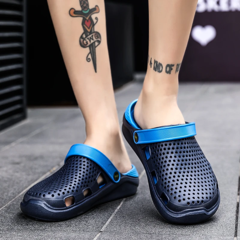 

Trends Pool Slippers Shockproof Air Slide Sandals Running-Shoes Room Shoes Non-Leather Casual Clogs Man Fishing Tennis Wit Sho