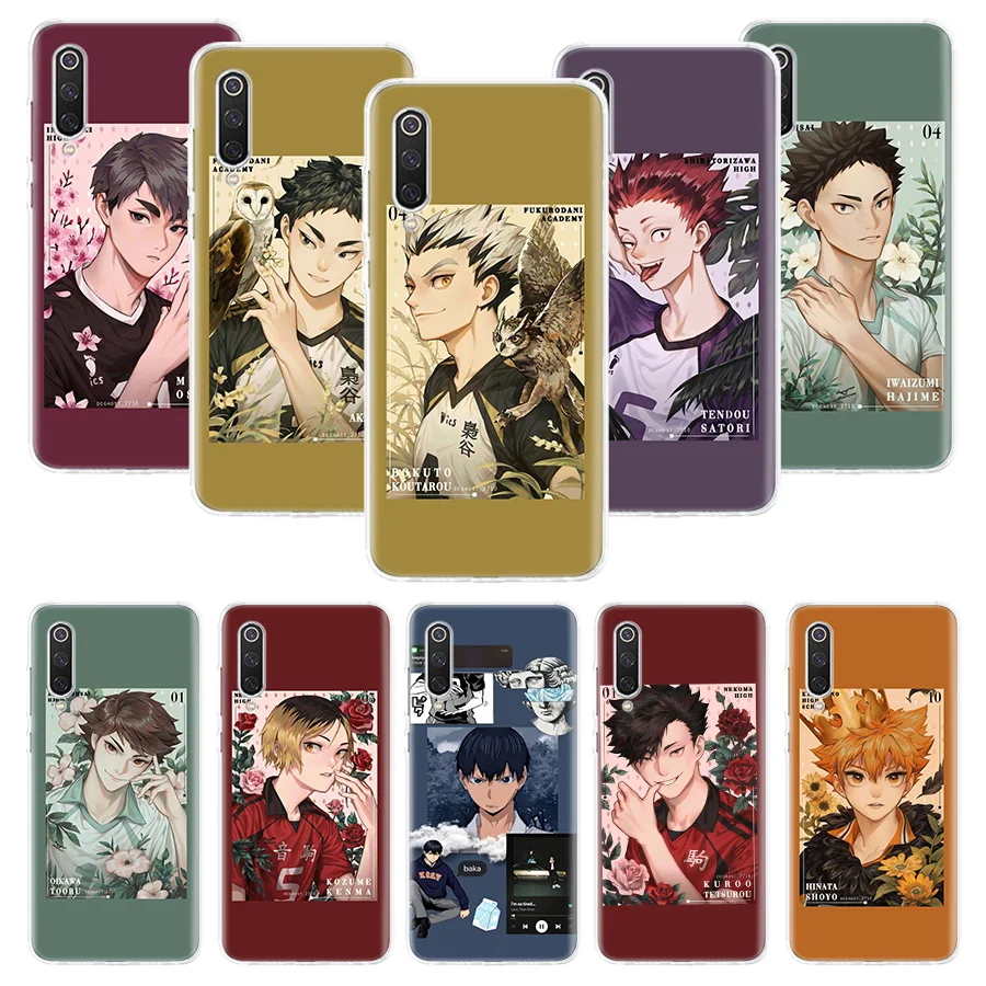 

Haikyuu Hinata Anime Silicon Phone Case Funda For Xiaomi Redmi Note 10 Pro 8 9 Pro 9S 8T 8A 9A 9C 7 7A Soft Cover Coque