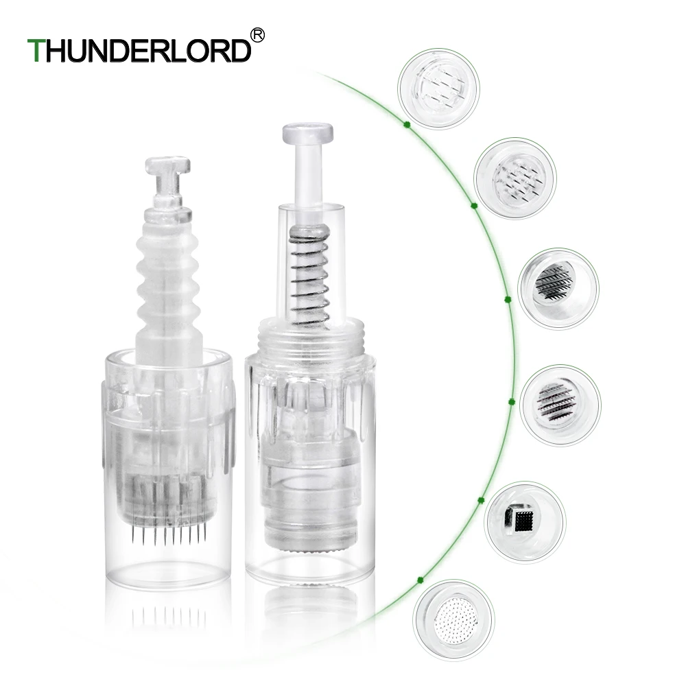 10/20/50 шт ручка для нанесения татуировок Nano MYM иглы-наконечники Microneedling 9 Pin/12-контактный/36-контактный/42Pin штык винт Порты и разъёмы картридж Иглы для татуировки