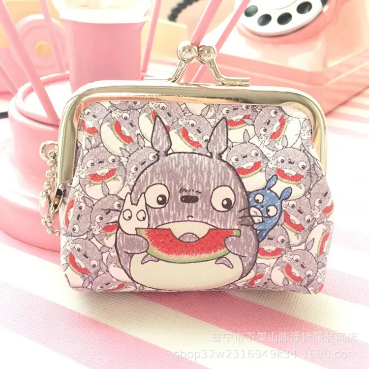 Disney Минни держатель для карт из искусственной кожи портмоне кулон для маленьких мальчиков и девочек Монета Сумка стежка ключ сумка кошелек - Цвет: 7