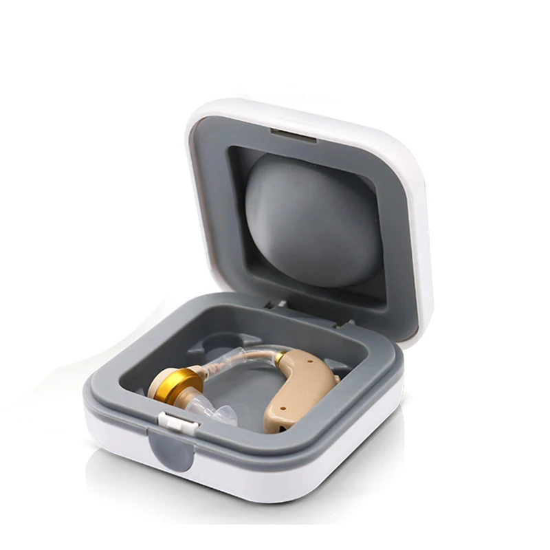 

Rechargeable Hearing Aid for Elderly Deafness Sound Amplifier Health Care Aid Digital Hearing Aid US EU Plug s-130